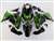 Black/Green 2006-2011 Kawasaki ZX14R Motorcycle Fairings | NK10611-30