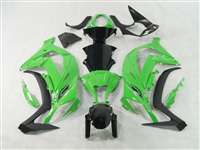 Motorcycle Fairings Kit - 2011-2015 Kawasaki ZX10R Green Fairings | NK11115-4