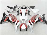 Motorcycle Fairings Kit - 2011-2015 Kawasaki ZX10R OEM Style Red/White Fairings | NK11115-6