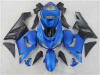 Motorcycle Fairings Kit - 2005-2006 Kawasaki ZX6R Matte Blue Fairings | NK60506-37