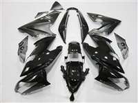 2009-2011 Kawasaki Ninja 650R / ER6s Gloss/Matte Black Fairings | NK60911-3