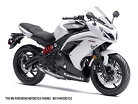 Motorcycle Fairings Kit - 2012-2016 Kawasaki Ninja 650R / ER6s Gloss White Fairings | NK61215-2