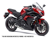 Motorcycle Fairings Kit - 2012-2016 Kawasaki Ninja 650R / ER6s Black/Red Fairings | NK61215-4