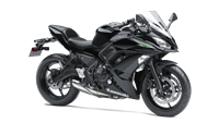 Motorcycle Fairings Kit - 2017-2022 Kawasaki Ninja 650R / ER6s Black Fairings | NK61719-6
