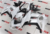 Motorcycle Fairings Kit - 2010-2015 Kawasaki Ninja 1000 White/Black Fairings | NK8868-0
