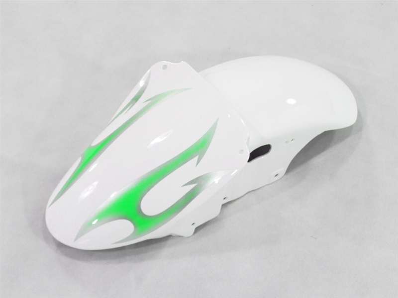 1998-1999 Kawasaki ZX9R Bright Green Tribal Fairings | NK99899-1