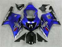 Motorcycle Fairings Kit - 2000-2003 Suzuki GSXR 600 750 Electric Blue Fairings | NS60003-21