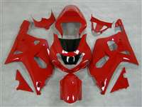Motorcycle Fairings Kit - Solid Red 2000-2003 Suzuki GSXR 600 750 Motorcycle Fairings | NS60003-27