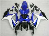 Motorcycle Fairings Kit - 2006-2007 Suzuki GSXR 600 750 Blue/White OEM Style Fairings | NS60607-37