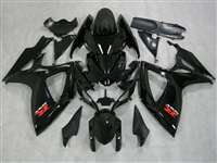 Motorcycle Fairings Kit - Gloss Black 2006-2007 Suzuki GSXR 600 750 Motorcycle Fairings | NS60607-48