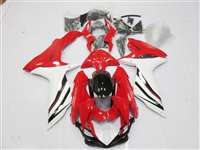 Motorcycle Fairings Kit - 2011-2021 Suzuki GSXR 600 750 Red/White Fairings | NS61117-13
