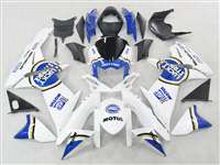 Motorcycle Fairings Kit - Lucky Strike Blue 2011-2021 Suzuki GSXR 600 750 Motorcycle Fairings | NS61117-9
