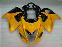 Motorcycle Fairings Kit - 2008-2020 Suzuki GSX1300R Hayabusa Yellow/Black Fairings | NSH0817-10