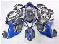 Motorcycle Fairings Kit - 2008-2020 Suzuki GSX1300R Hayabusa Custom Blue/Matte Fairings | NSH0817-14