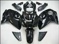 Motorcycle Fairings Kit - 2008-2020 Suzuki GSX1300R Hayabusa Glossy Black Fairings | NSH0817-6