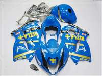 Motorcycle Fairings Kit - 1999-2007 Suzuki GSXR 1300 Hayabusa Blue Rizla Fairings | NSH9907-131