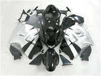 Motorcycle Fairings Kit - Silver/Black 1999-2007 Suzuki GSXR 1300 Hayabusa Motorcycle Fairings | NSH9907-82