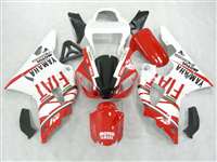 Motorcycle Fairings Kit - 2000-2001 Yamaha YZF R1 Red FIAT Fairings | NY10001-13