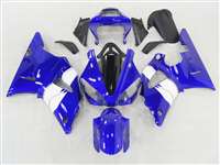 Motorcycle Fairings Kit - 2000-2001 Yamaha YZF R1 OEM Blue Style Fairings | NY10001-17