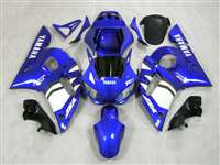 Motorcycle Fairings Kit - 1998-1999 Yamaha YZF R1 OEM Blue/White Style Fairings | NY19899-11