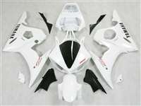 Pearl White Yamaha 2003-2005 YZF R6 and 2006-2009 R6S Motorcycle Fairings | NY60305-29
