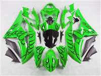 Motorcycle Fairings Kit - Yamaha YZF-R6 2008-2016 Green Metallic Fairing Kit | NY60816-12