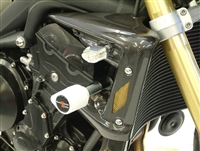 Triumph Street Triple Radiator Spoilers 100% Carbon Fiber (2008-2010)
