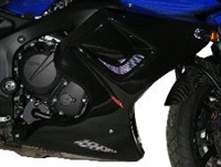 Yamaha FZ6 Lower Fairings (2007-2009) Gloss Black