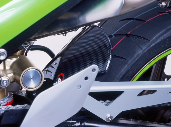 Puig Rear Tire Hugger Carbon Look for 11-20 Kawasaki ZX10R 
