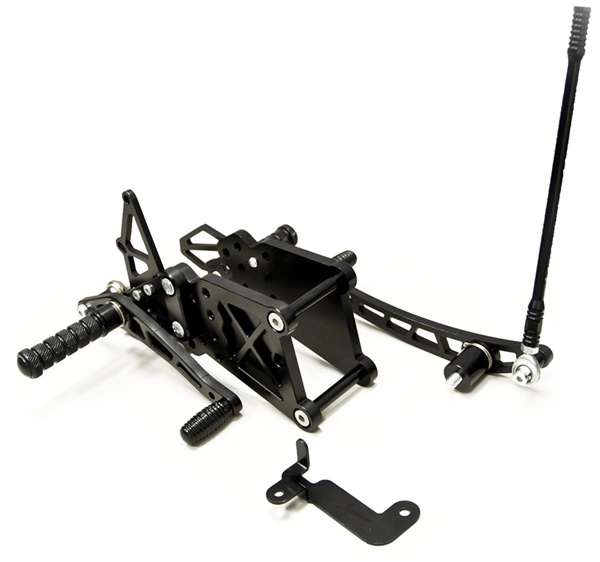 2005 R1 Rear Set Rear Set for Yamaha R1 (04-06), Anodized Black (product code: RS4050B)