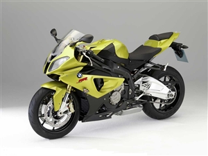 Yellow Gold BMW S1000RR Motorcycle Fairings
