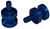 SWINGARM SPOOLS (2 PACK) Anodized Blue Aluminum (Product code: SAS101BU)
