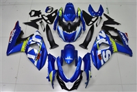 Motorcycle Fairings Kit - 2009-2016 Suzuki GSXR 1000 Blue custom Fairings | SG19163
