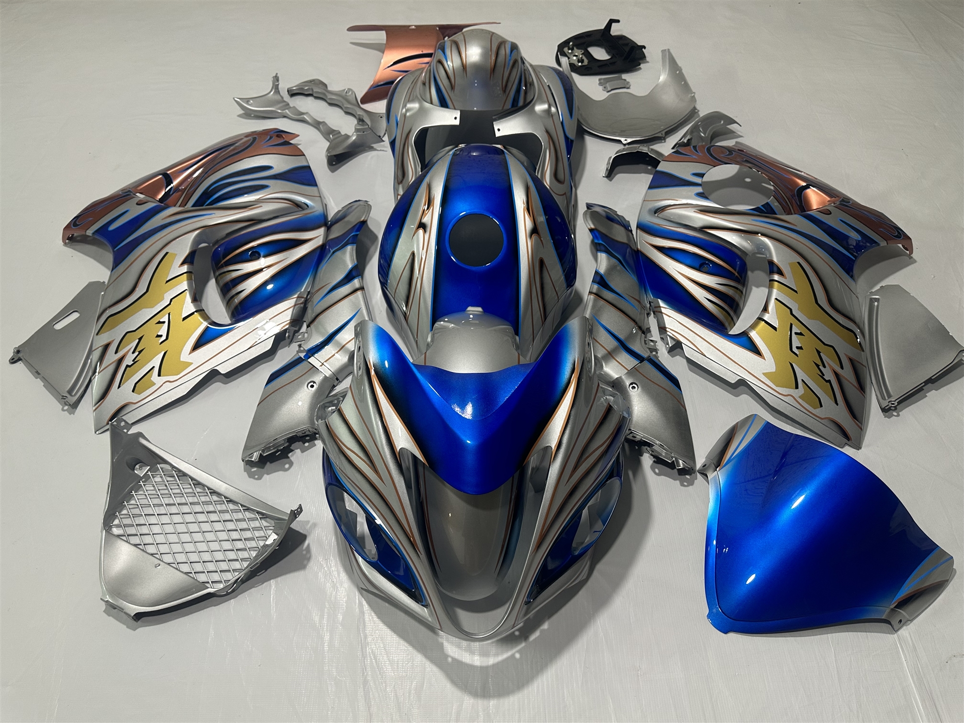 にっく 2006-2007 Kawasaki ZX10R OEM Style Flame Fairings | NK10607-25