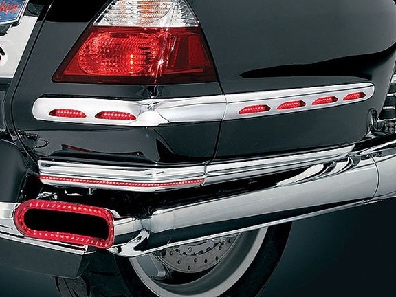 Chrome ABS Trunk Cover Trim For Honda Goldwing GL1800 2001-2011 – Motorcycle Saddlebag Molding Decor