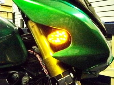 Smoke Lens Turn Signal Light LED Indicator For Kawasaki Z650 Z1000 Z1000R 17-19