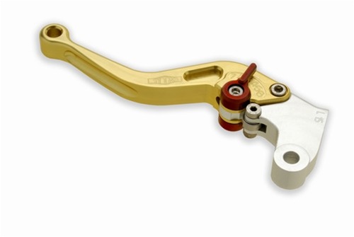Lever - Clutch | Adjustable-SHORT, Gold for KAWASAKI ZX-14 R 2006-Present |  Product code: TXLG-A23