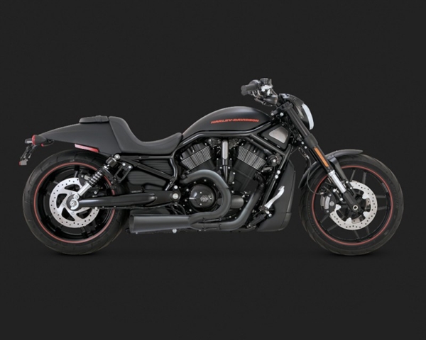 Harley V-Rod '02-Current Black Competition Series 2-Into-1 Exhaust