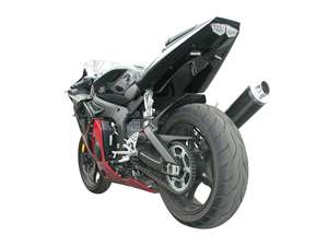 Hotbodies YAMAHA YZF-R6 (03-05) / R6s (06-09) ABS Undertail w/ Built In LED Signal Lights - Black