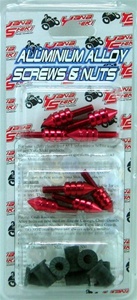 RED SPIKED WINDSCREEN MOUNTING KIT (Product Code # YNSKWS1132)
