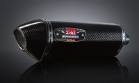 Kawasaki ZX14R 2012-Present Yoshimura Dual Carbon Fiber w/ Carbon Tip R-77 Slip On Exhaust
