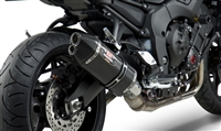 Yamaha FZ8 2011-Present Yoshimura Carbon Fiber w/ Carbon Tip R-77D Slip On Exhaust