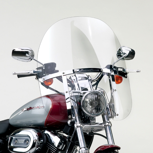 Harley Davidson XL1200V Sportster Seventy-Two 2012-Present Windscreen Clear  2-Up Switch Blade By National Cycle